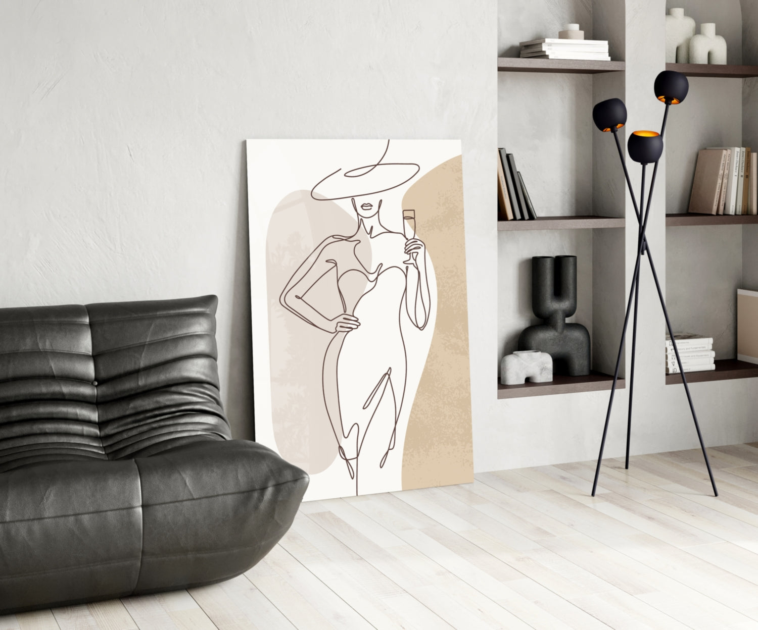 Woman's Art Glass Wall Art.