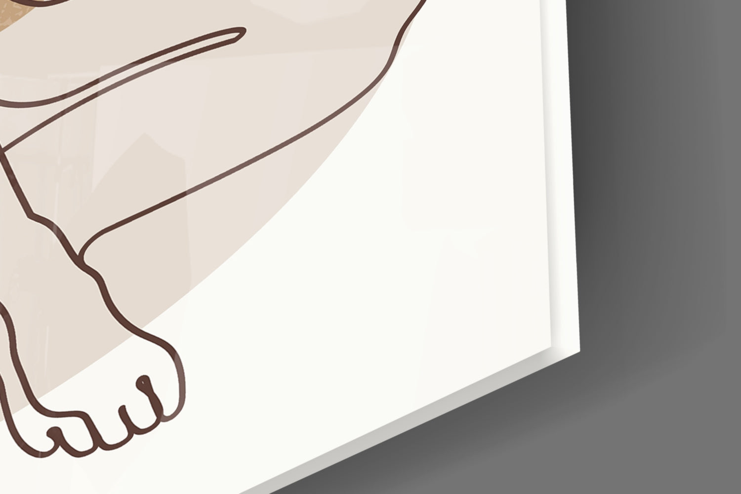 Woman's Art Glass Wall Art.