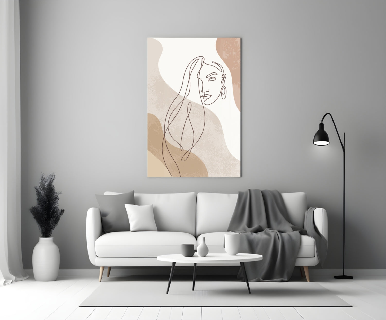 Woman's Art Glass Wall Art.