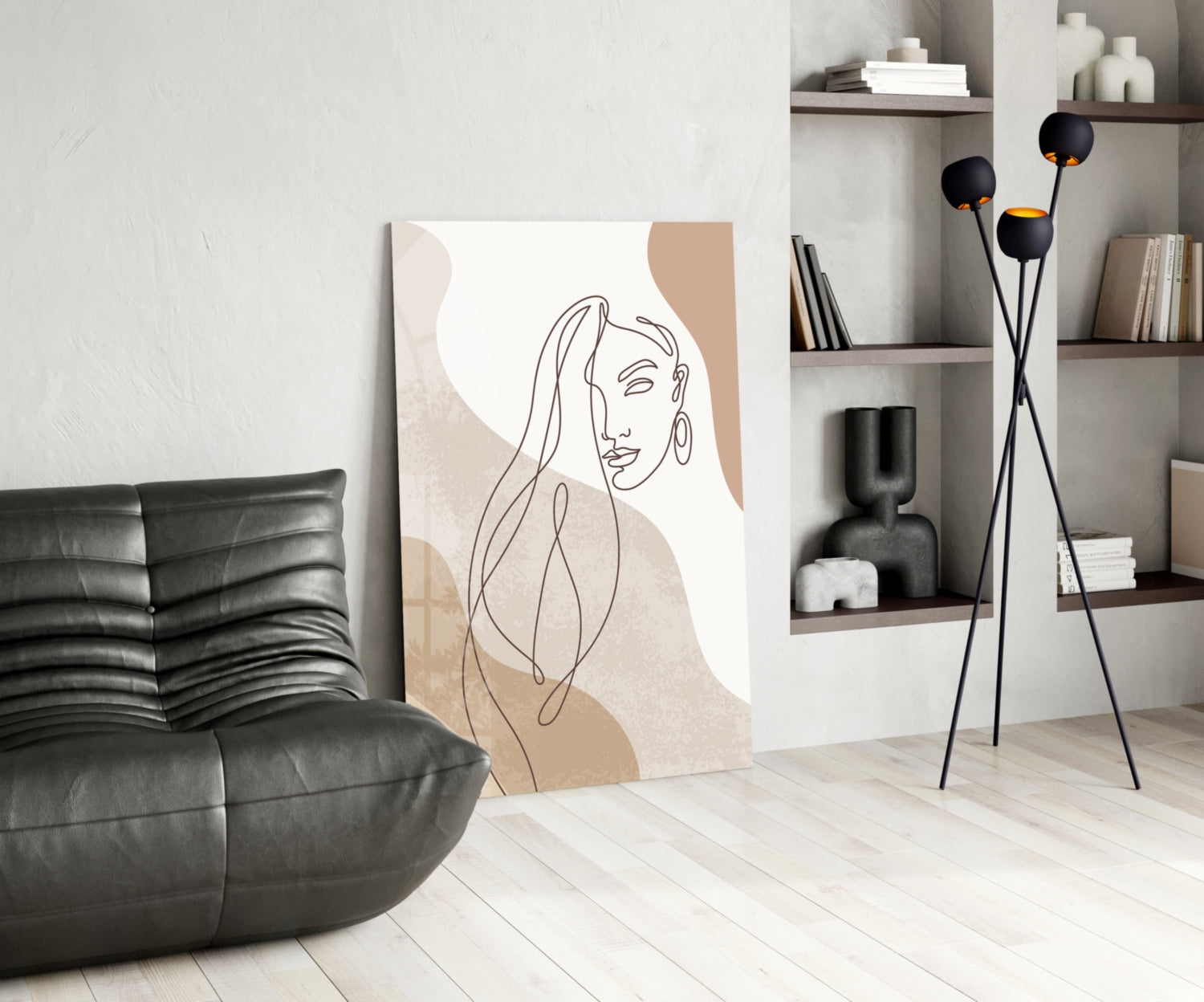 Woman's Art Glass Wall Art.