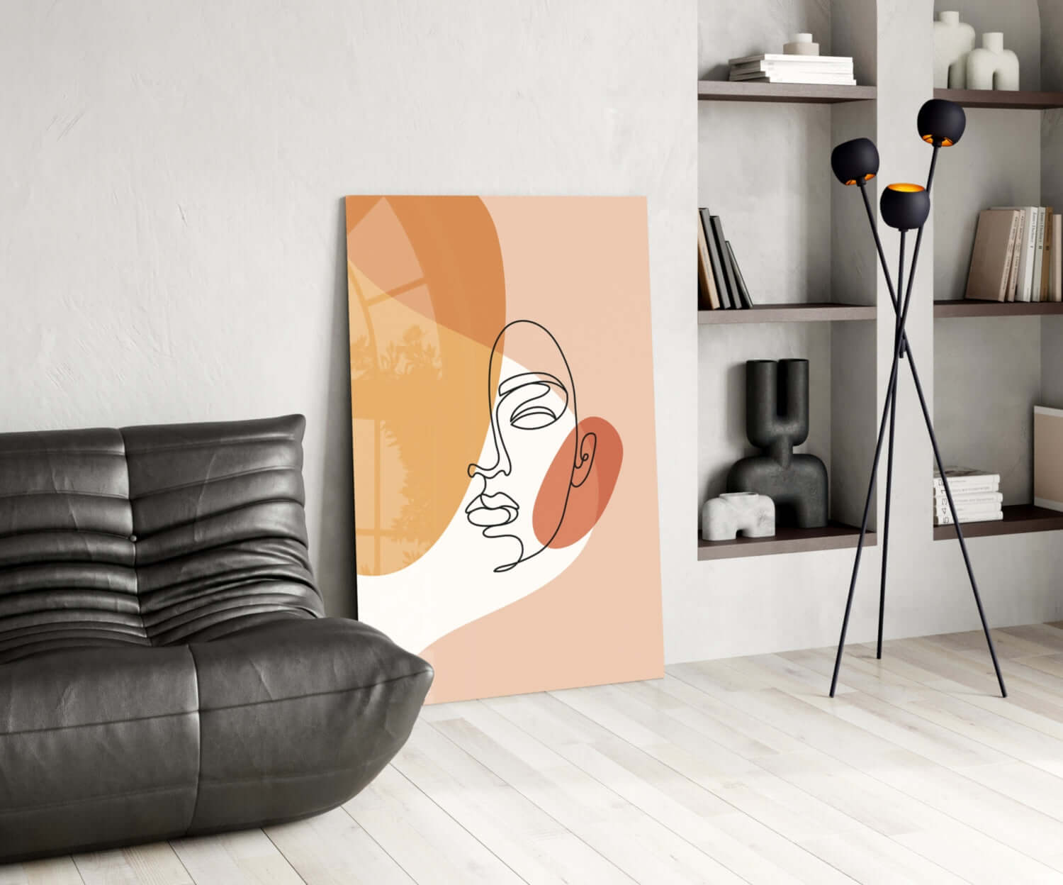 Woman's Art Glass Wall Art.