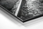 Red Umbrella Brushed Aluminium Dibond Wall Art.