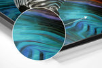Zebra Brushed Aluminium Dibond Wall Art.