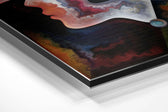 Spiral Thoughts Brushed Aluminium Dibond Wall Art.