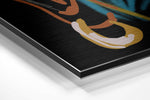 Picasso Style Brushed Aluminium Dibond Wall Art.