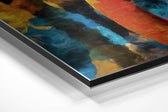 Flamingos Brushed Aluminium Dibond Wall Art.