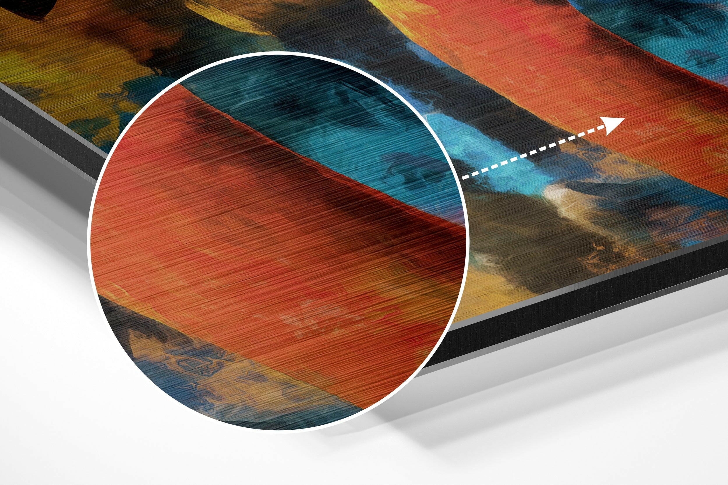 Flamingos Brushed Aluminium Dibond Wall Art.