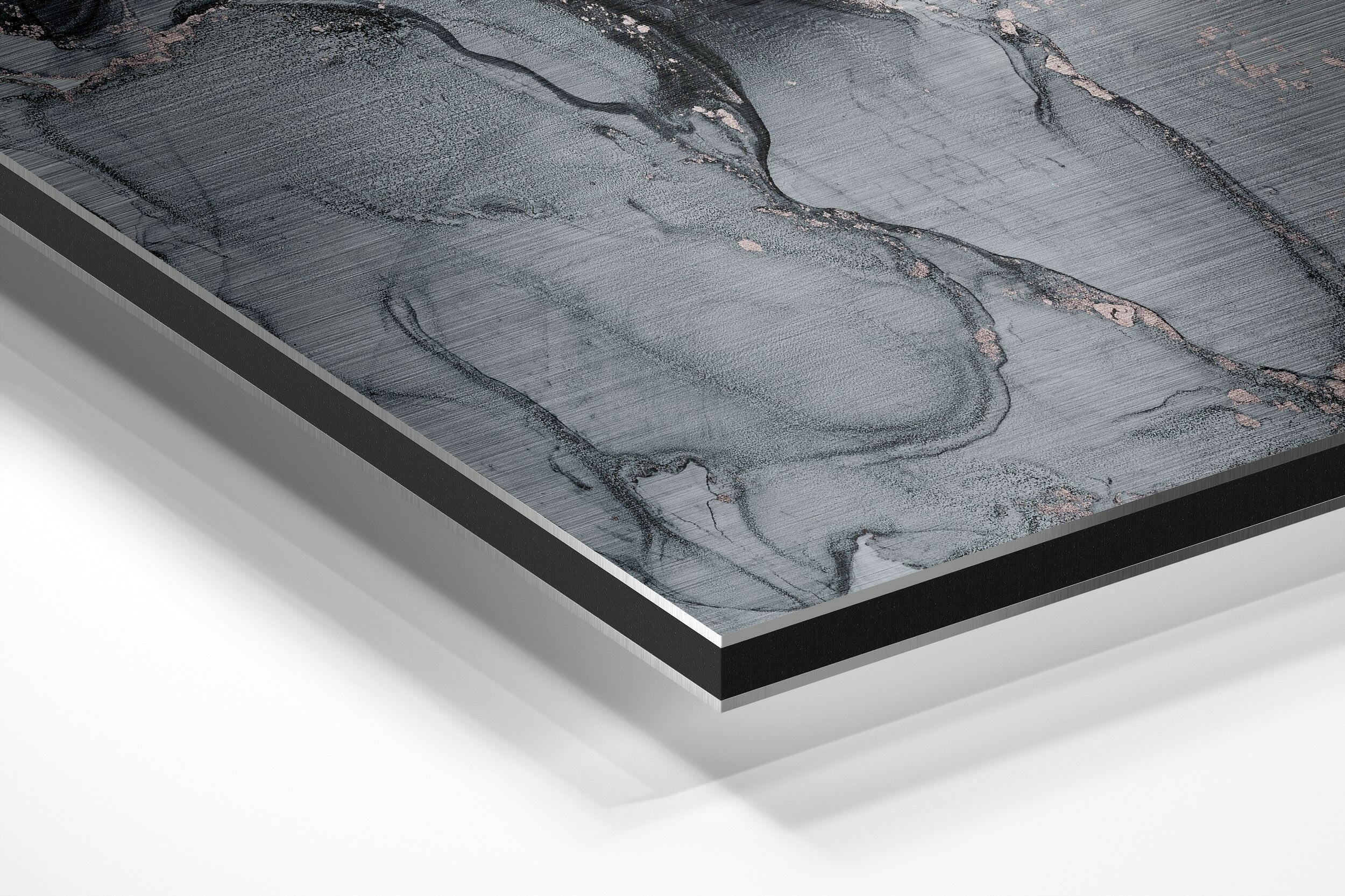 Marmoreal Brushed Aluminium Dibond Wall Art.