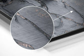 Marmoreal Brushed Aluminium Dibond Wall Art.