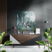 Marmoreal Brushed Aluminium Dibond Wall Art.