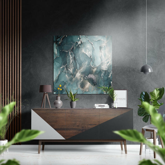 Marmoreal Brushed Aluminium Dibond Wall Art.