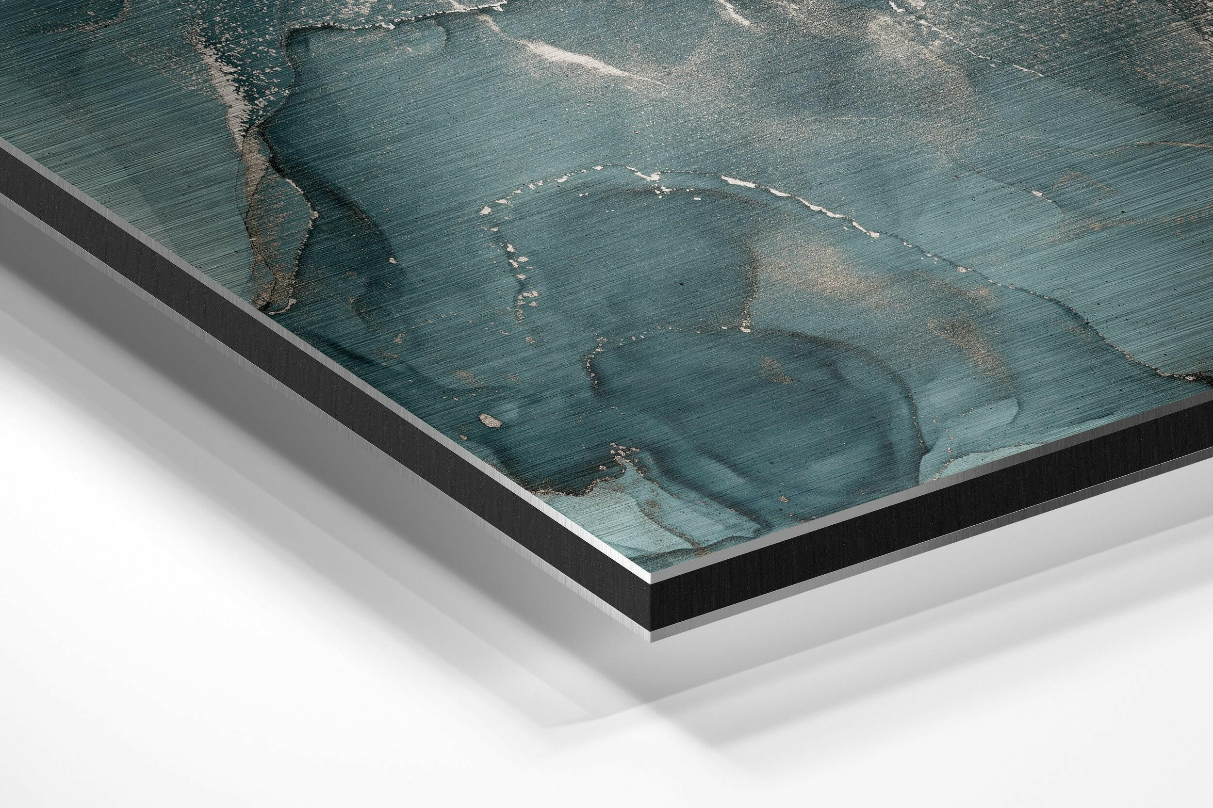 Marmoreal Brushed Aluminium Dibond Wall Art.