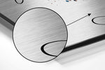 Line Art Brushed Aluminium Dibond Wall Art.