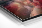 Colorful Clouds Brushed Aluminium Dibond Wall Art.