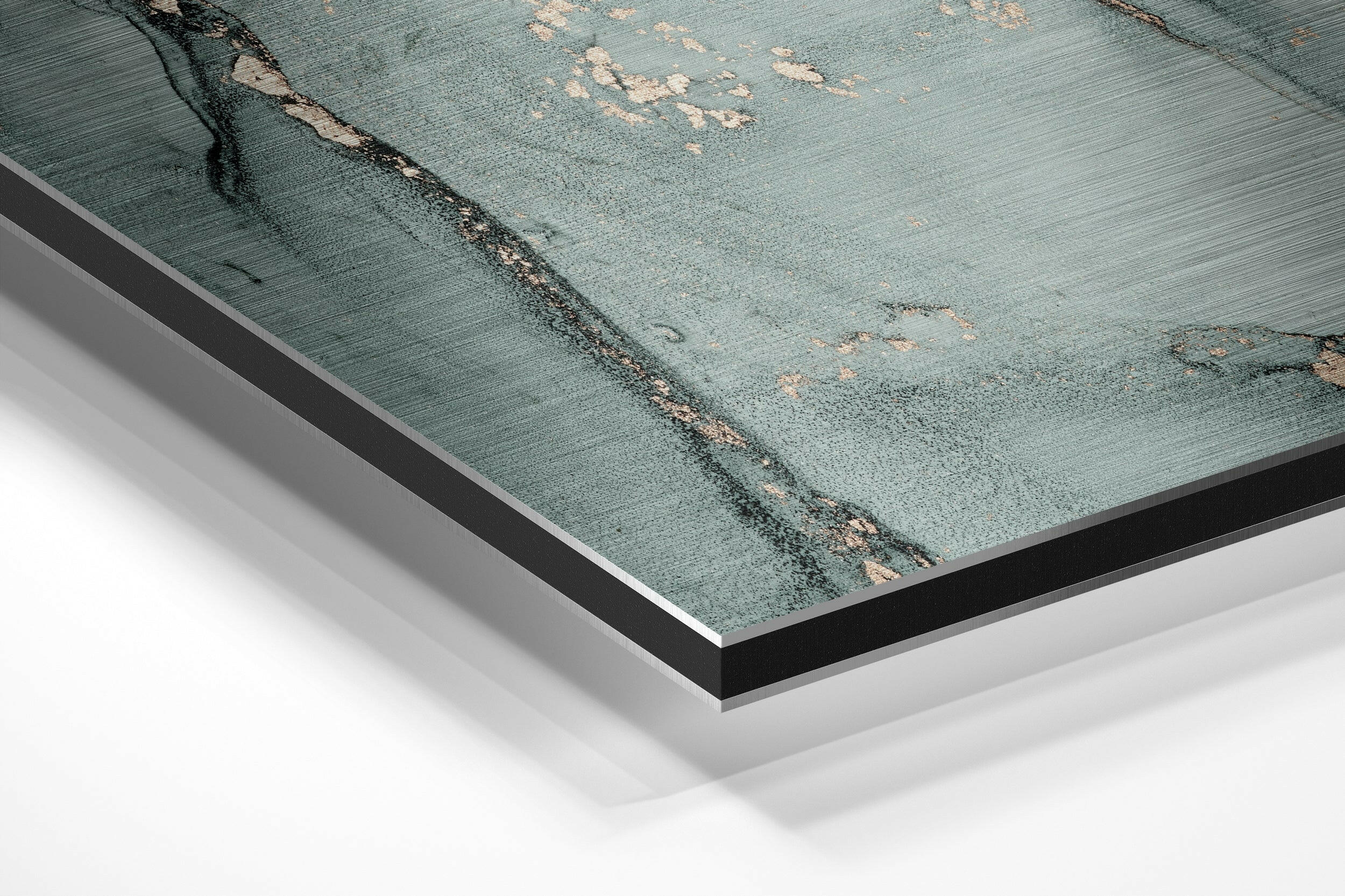 Marmoreal Brushed Aluminium Dibond Wall Art.