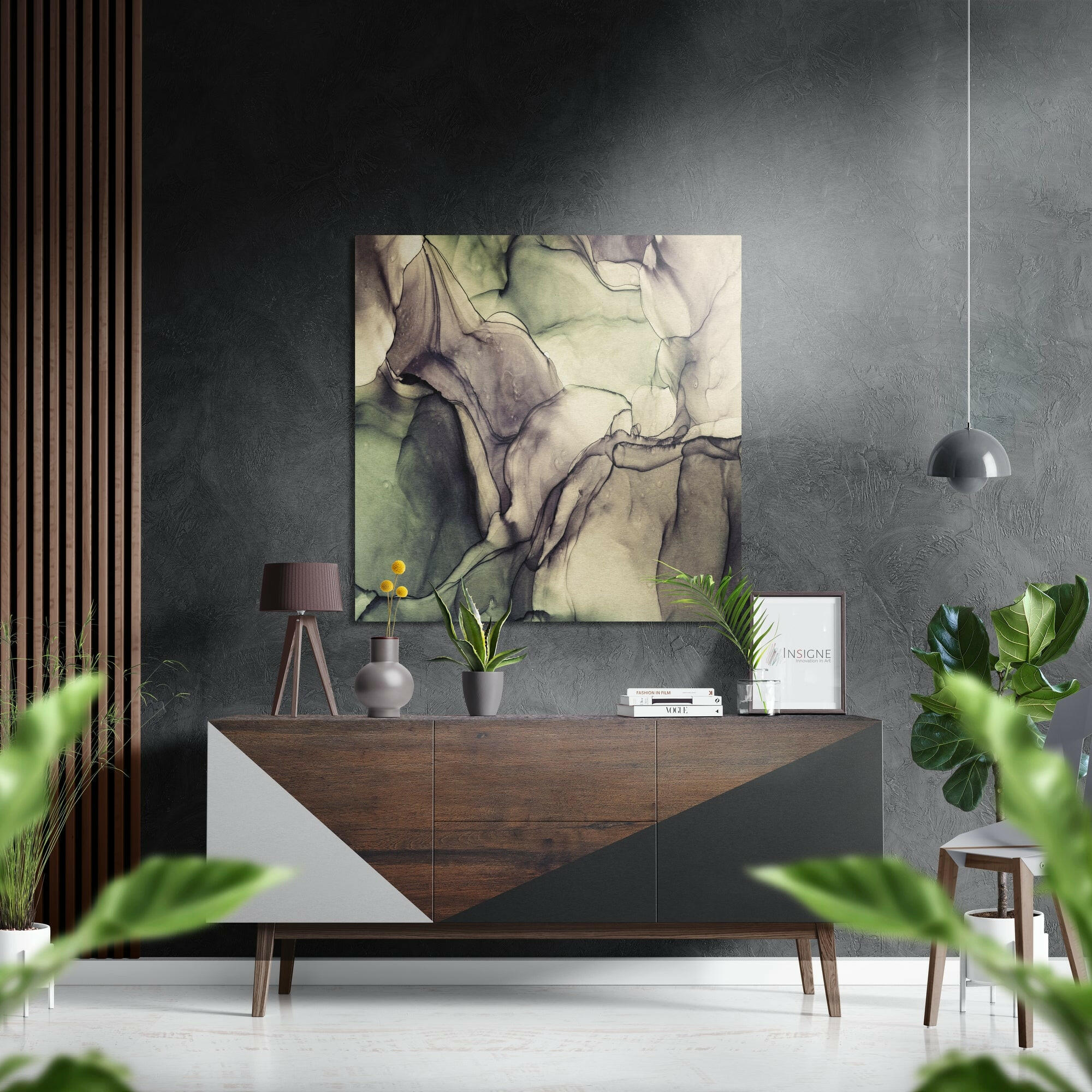 Marmoreal Brushed Aluminium Dibond Wall Art.