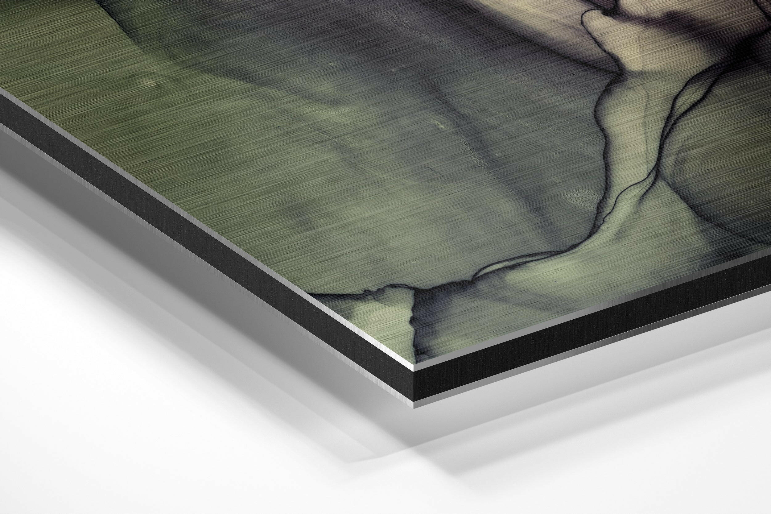 Marmoreal Brushed Aluminium Dibond Wall Art.