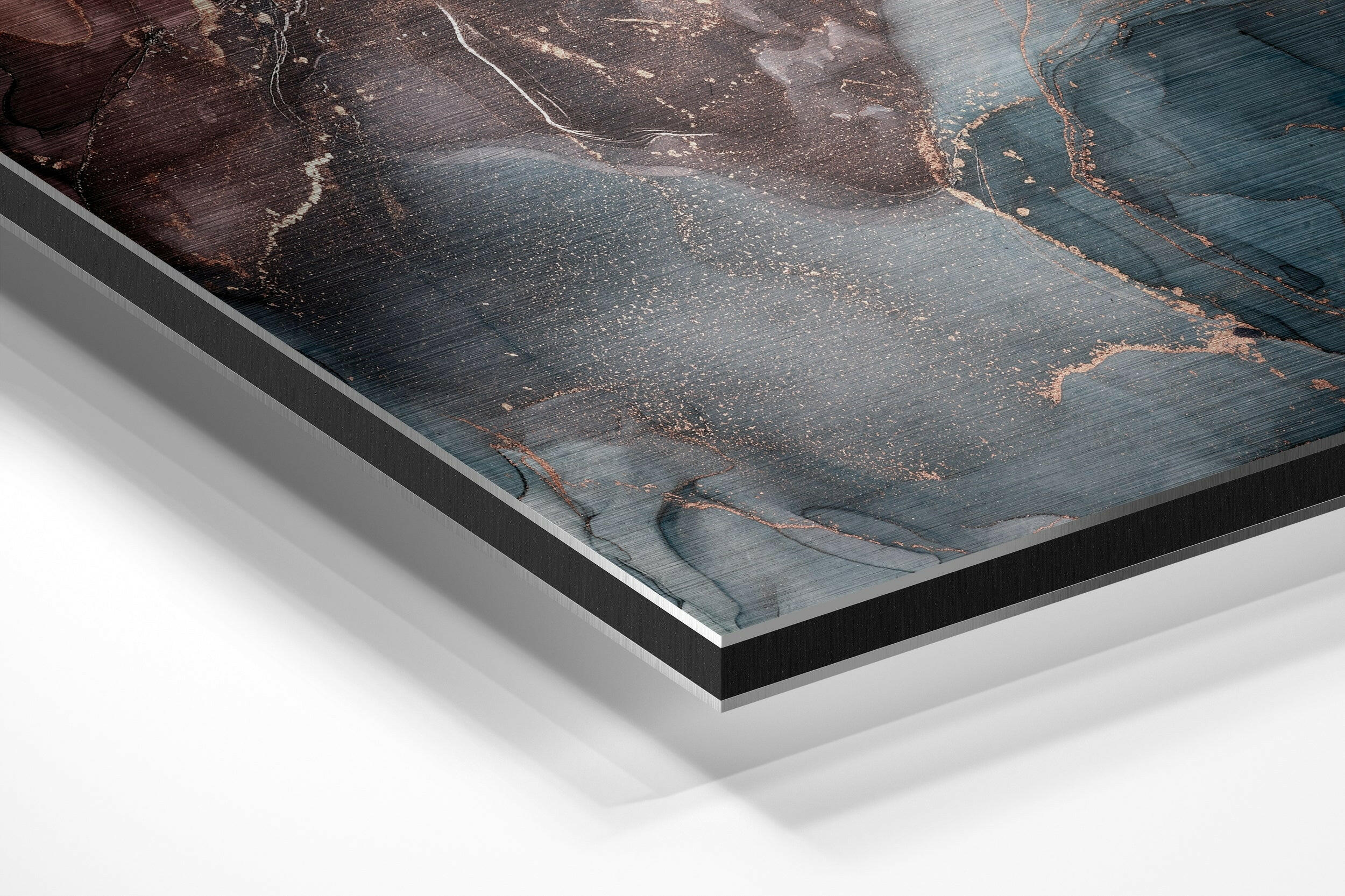 Marmoreal Brushed Aluminium Dibond Wall Art.