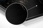 Marmoreal Brushed Aluminium Dibond Wall Art.