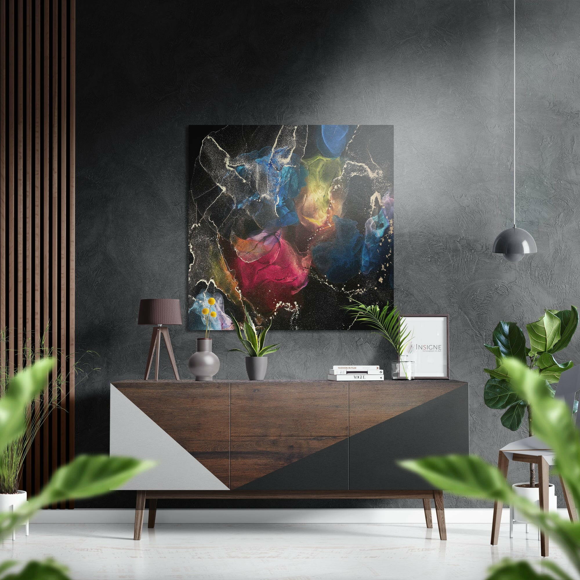 Marmoreal Brushed Aluminium Dibond Wall Art.