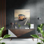 To the Road Brushed Aluminium Dibond Wall Art.