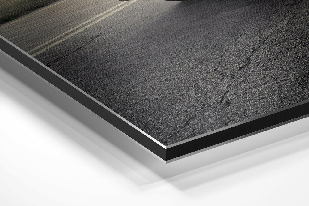 To the Road Brushed Aluminium Dibond Wall Art.