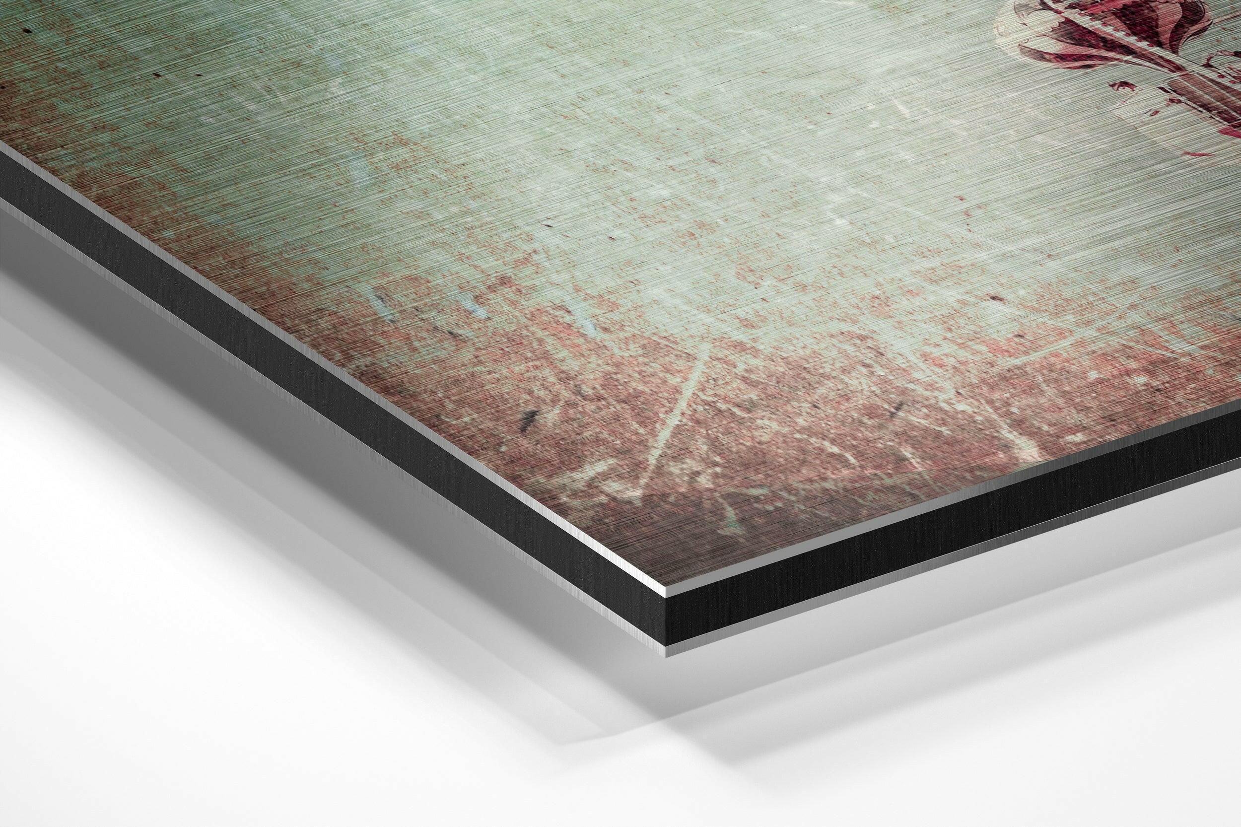 Ferris Wheel Brushed Aluminium Dibond Wall Art.