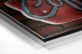 Hot Coffee Brushed Aluminium Dibond Wall Art.