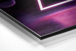 Bubbles Brushed Aluminium Dibond Wall Art.