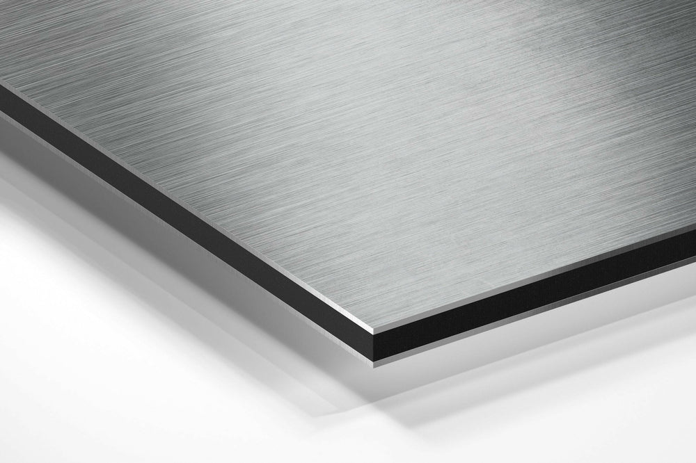 Despair Brushed Aluminium Dibond Wall Art.