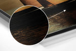 Sailing to Sunset Brushed Aluminium Dibond Wall Art.