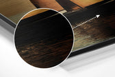 Sailing to Sunset Brushed Aluminium Dibond Wall Art.