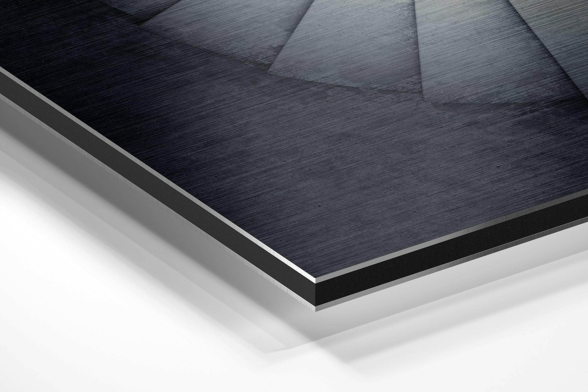 Stairs Brushed Aluminium Dibond Wall Art.