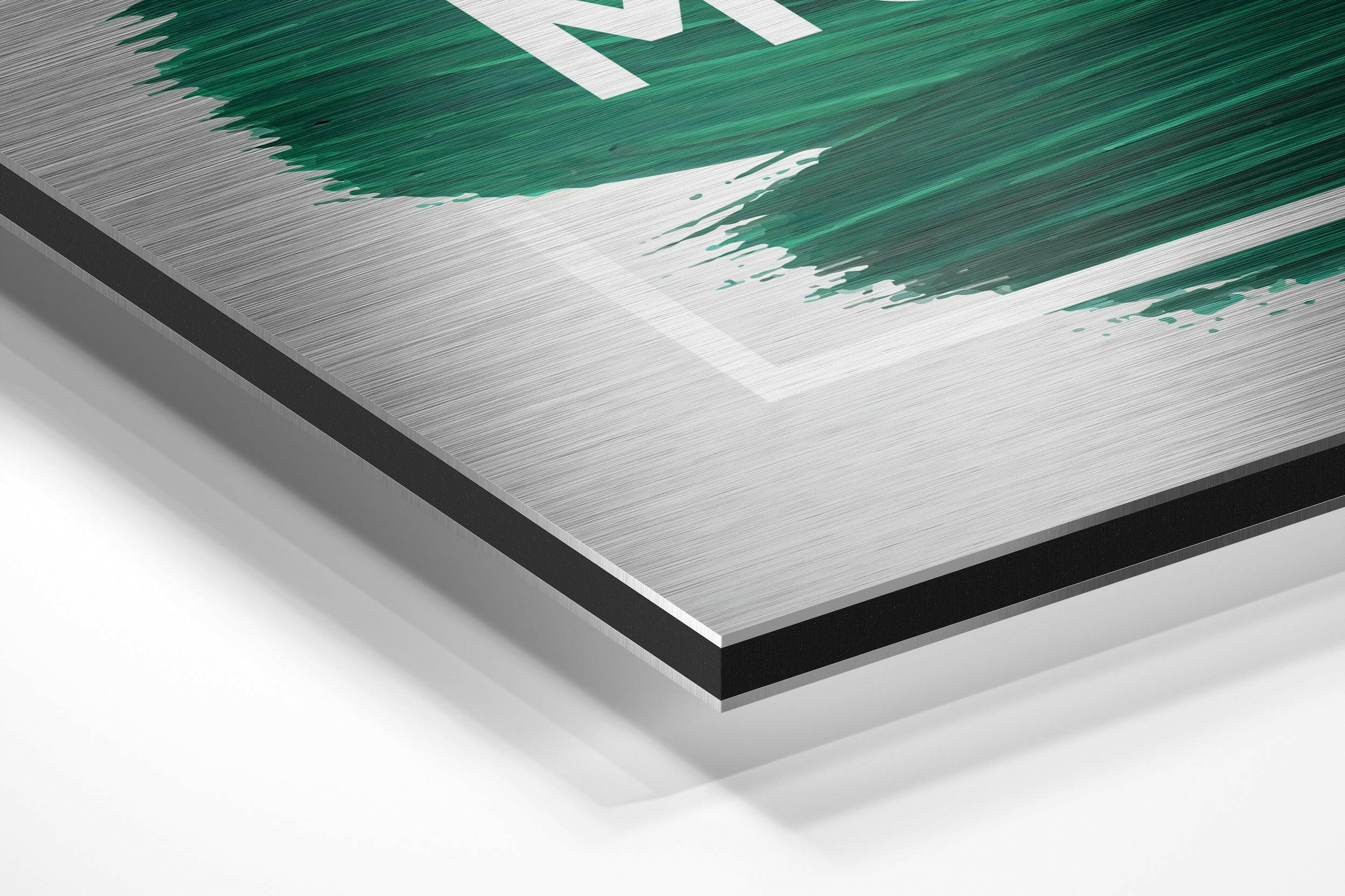 Enjoy Every Moment Brushed Aluminium Dibond Wall Art.