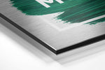 Enjoy Every Moment Brushed Aluminium Dibond Wall Art.