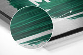 Enjoy Every Moment Brushed Aluminium Dibond Wall Art.