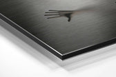 Hands Brushed Aluminium Dibond Wall Art.