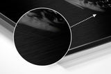 Skull Brushed Aluminium Dibond Wall Art.