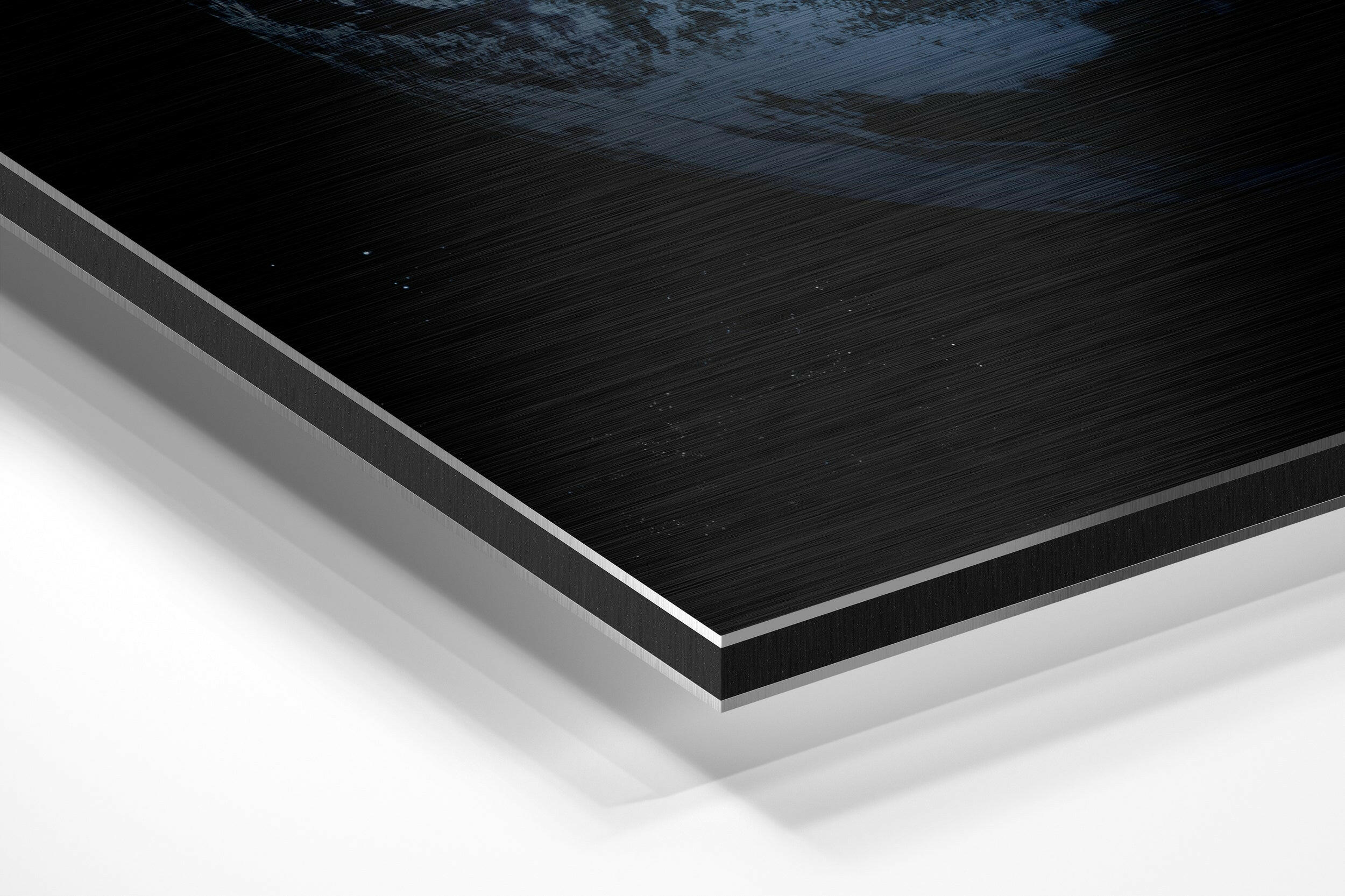 Earth Brushed Aluminium Dibond Wall Art.