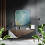 Texture Brushed Aluminium Dibond Wall Art.