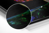 Sparkling Woman Brushed Aluminium Dibond Wall Art.