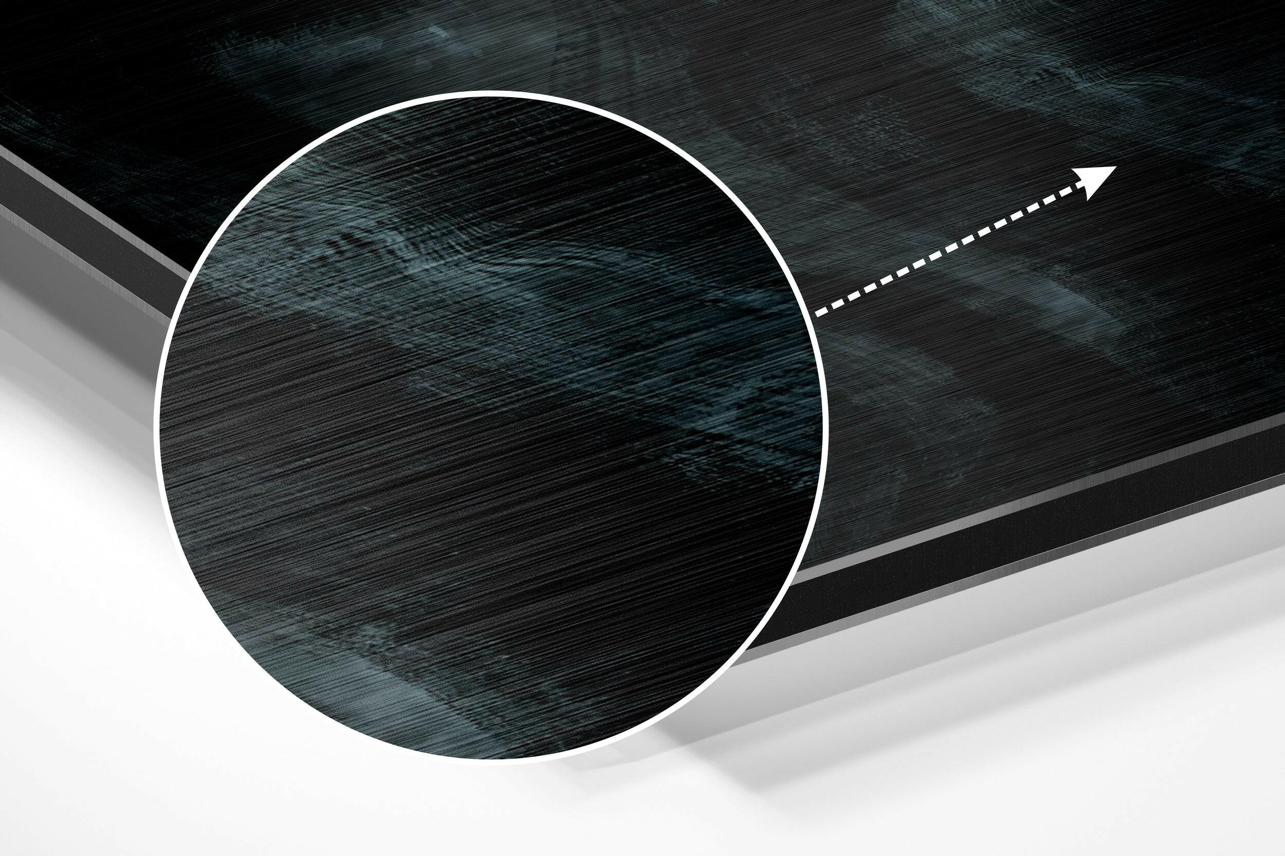 Scary Panda Brushed Aluminium Dibond Wall Art.