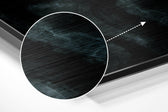 Scary Panda Brushed Aluminium Dibond Wall Art.