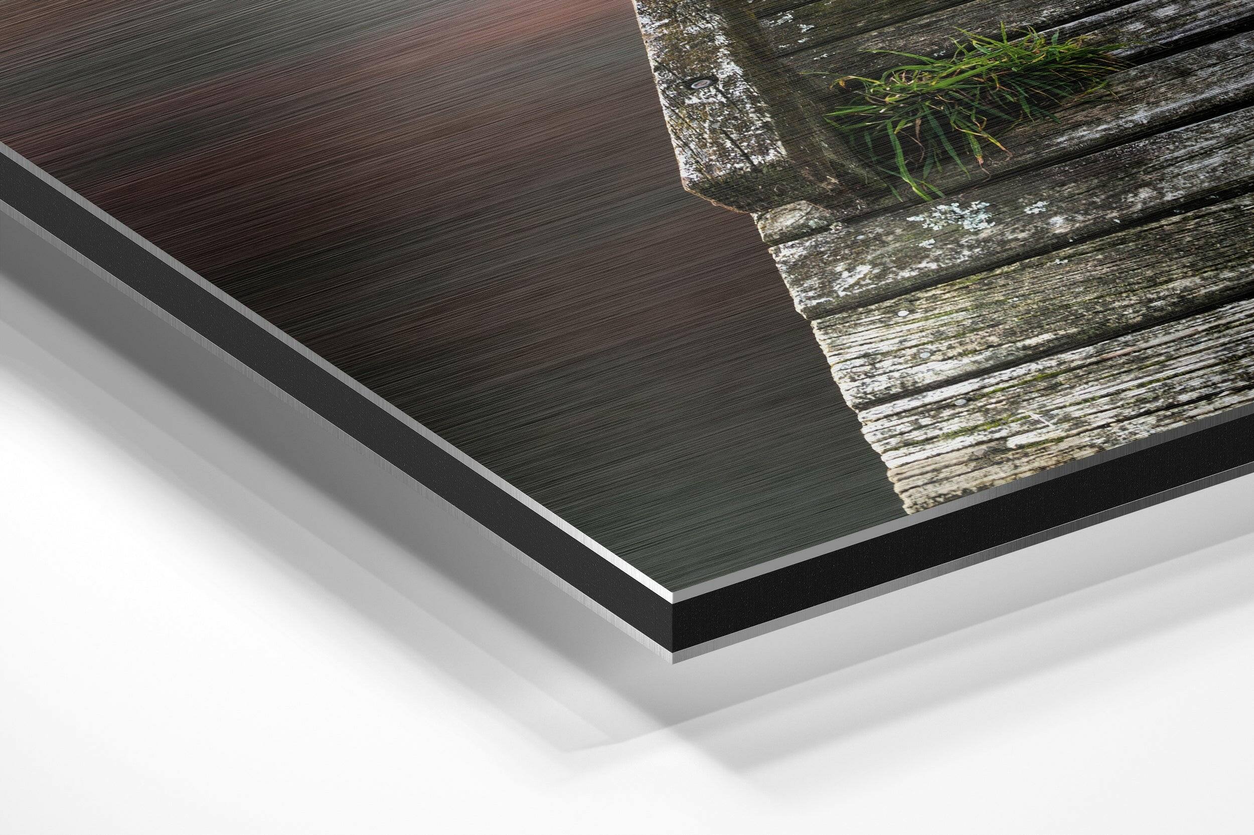 Pier Brushed Aluminium Dibond Wall Art.