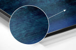 Blue Cascades Brushed Aluminium Dibond Wall Art.