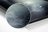 Space Traveller Brushed Aluminium Dibond Wall Art.