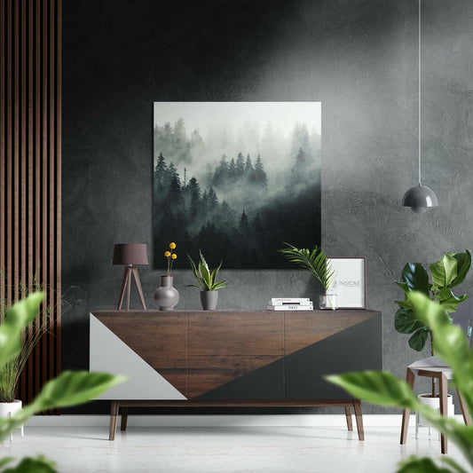 Forest Brushed Aluminium Dibond Wall Art.