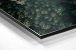 Fifty Tones of Green Brushed Aluminium Dibond Wall Art.