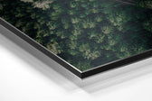 Fifty Tones of Green Brushed Aluminium Dibond Wall Art.