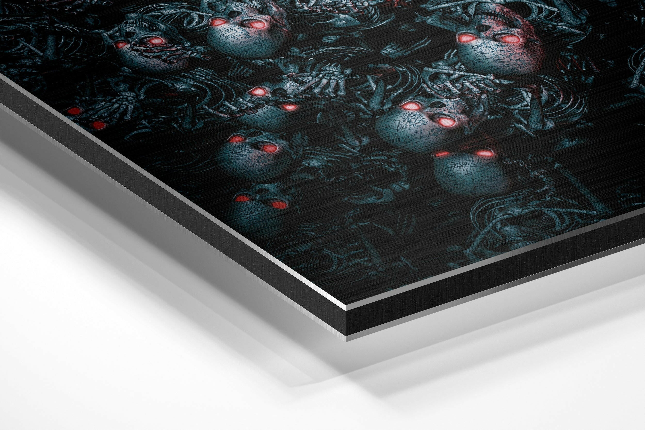 Android Cemetery Brushed Aluminium Dibond Wall Art.